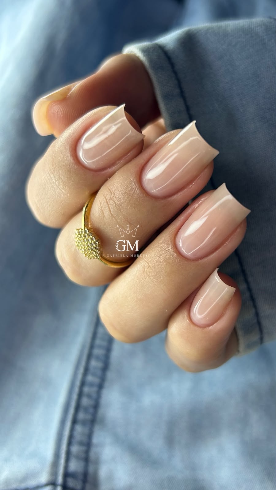 French nude — acabamento espelhado